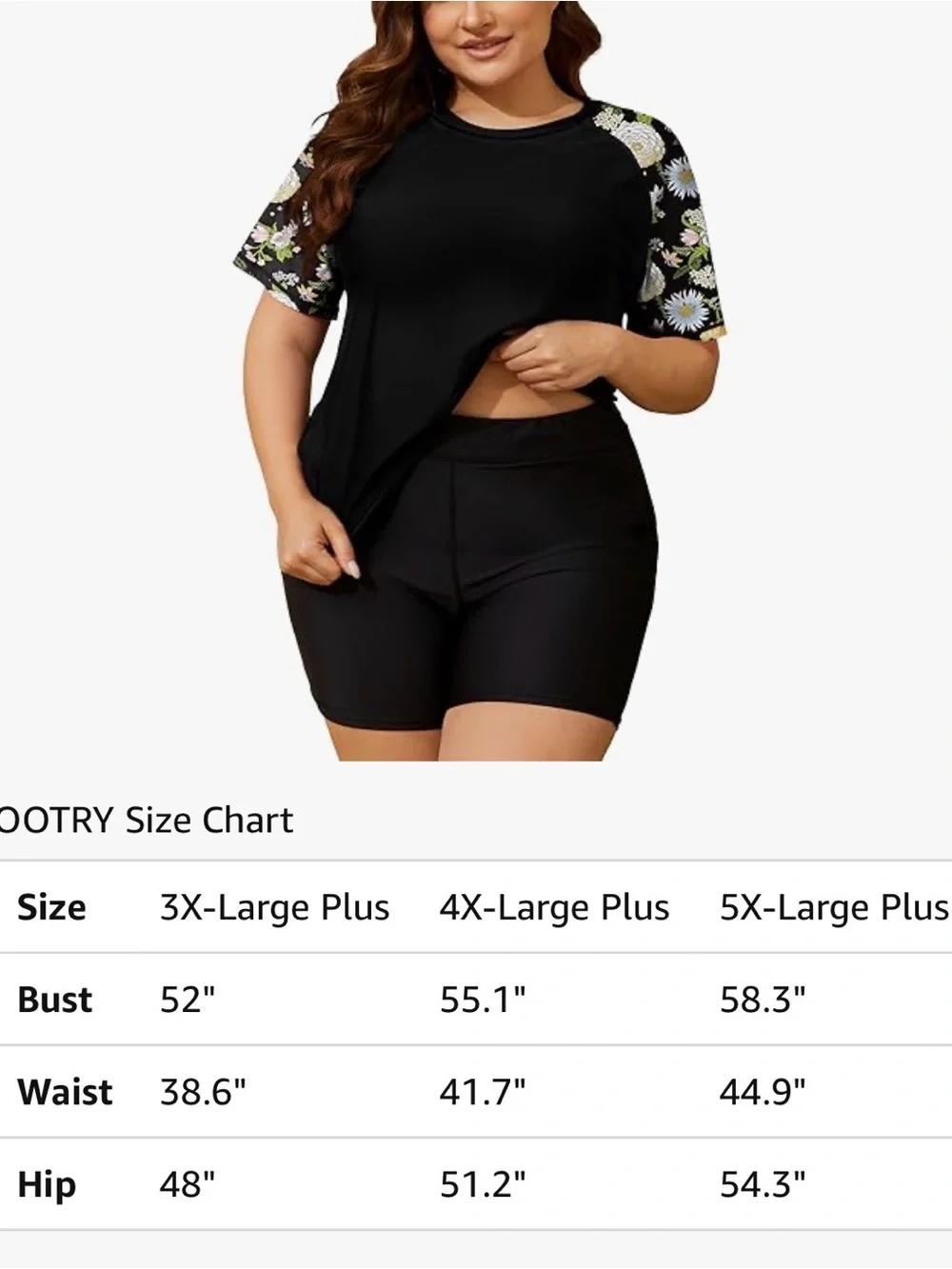 Women's swim set plus size - Picture 2 of 3